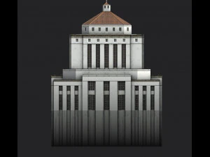 alameda county courthouse 3D Model