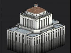 alameda county courthouse 3D Model