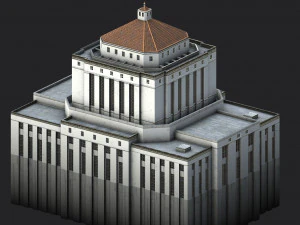 alameda county courthouse 3D Model