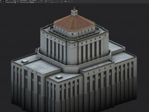 alameda county courthouse 3D Model