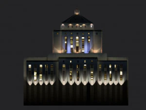 alameda county courthouse 3D Model