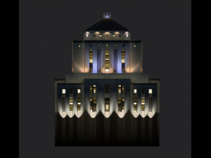alameda county courthouse Modelo 3D