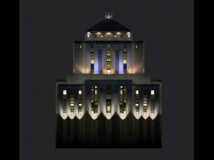 alameda county courthouse 3D Model