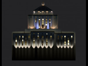 alameda county courthouse Modelo 3D
