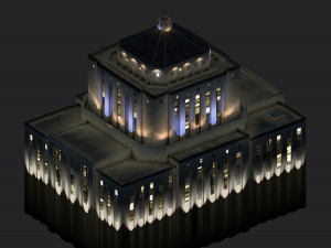 alameda county courthouse Modelo 3D