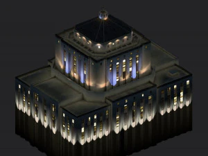 alameda county courthouse 3D Model