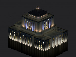 alameda county courthouse Modelo 3D