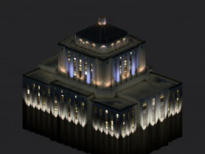 alameda county courthouse 3D Model