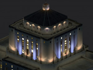 alameda county courthouse Modelo 3D