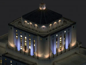 alameda county courthouse 3D Model