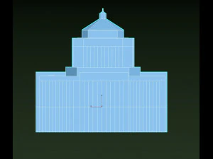 alameda county courthouse 3D Model