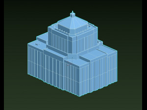 alameda county courthouse Modelo 3D