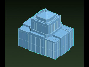 alameda county courthouse Modelo 3D