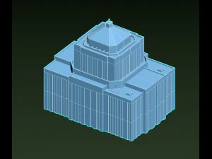 alameda county courthouse 3D Model