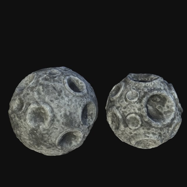 asteroid 3D-Modell .c4d .max .obj .3ds .fbx .stl .blend 
