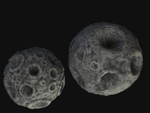 asteroid 3D-Modell