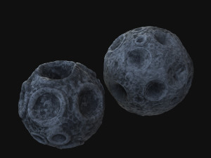 asteroid 3D-Modell