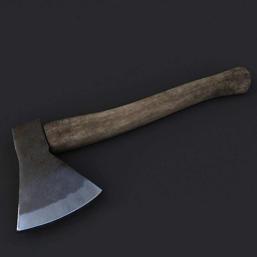 ax 3D Model .c4d .max .obj .3ds .fbx .stl .blend 