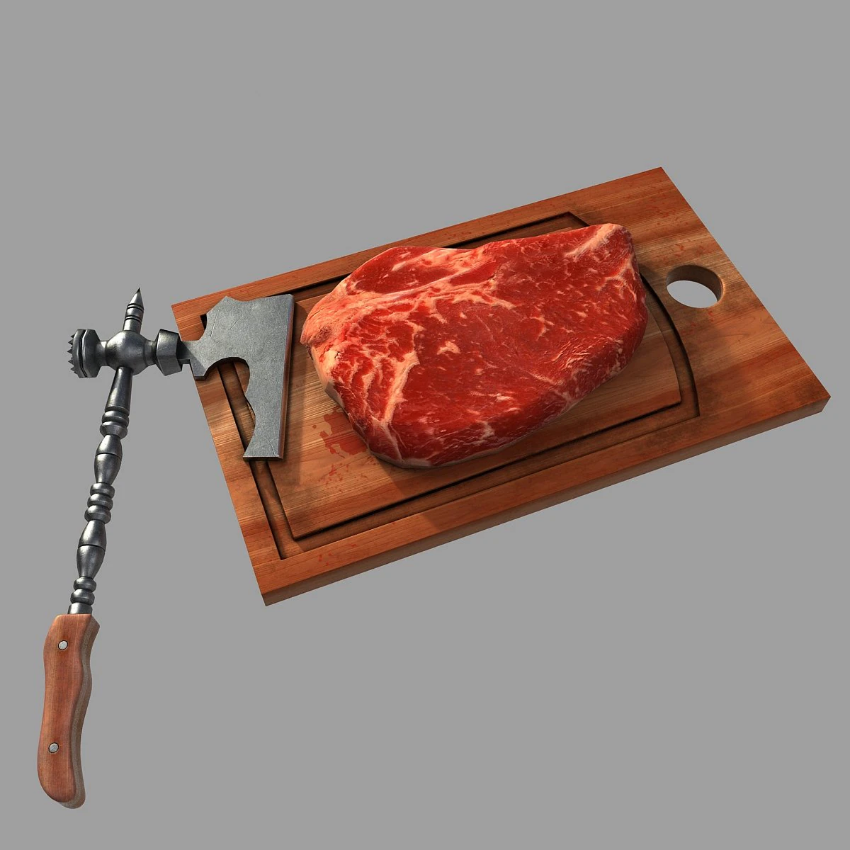 meat 3D Model .c4d .max .obj .3ds .fbx .stl .blend