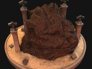 cave entrance 3D 모델