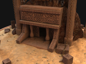 cave entrance 3D 모델
