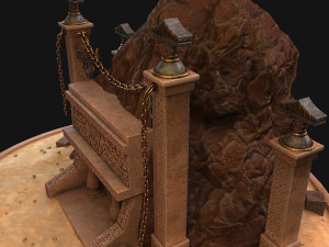 cave entrance 3D 모델