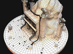 cave entrance 3D 모델