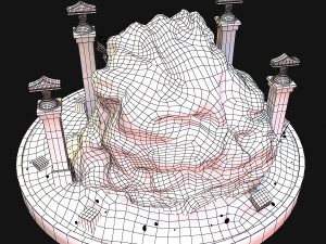 cave entrance 3D 모델