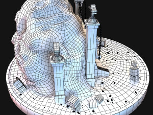 cave entrance 3D 모델