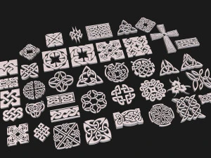 celtic ornament full 3D Model