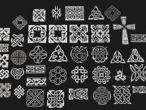 celtic ornament full 3D-Modell
