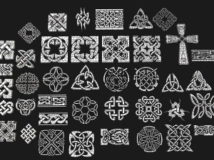 celtic ornament full 3D Model