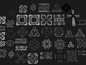 celtic ornament full 3D Model
