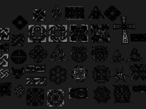 celtic ornament full 3D-Modell