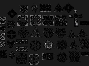 celtic ornament full 3D Model