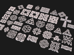 celtic ornament full 3D-Modell