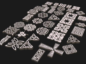 celtic ornament full 3D Model
