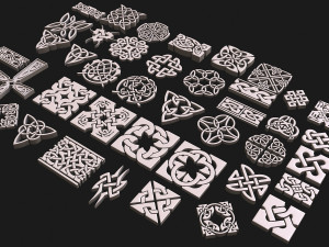 celtic ornament full 3D-Modell
