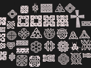 celtic ornament full 3D-Modell