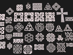 celtic ornament full 3D Model