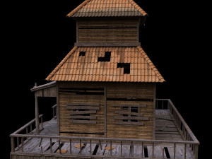 old house Model 3D