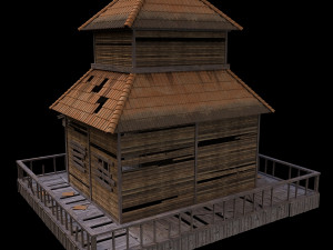 old house Model 3D