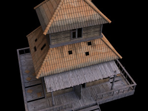old house Model 3D