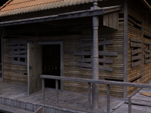 old house Model 3D