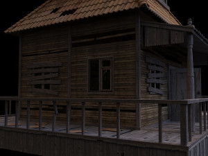 old house Model 3D