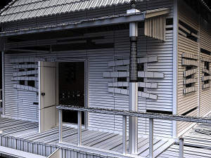 old house Model 3D