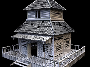 old house Model 3D