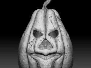 labu halloween Model 3D