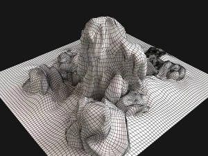 rock desert 3D Model