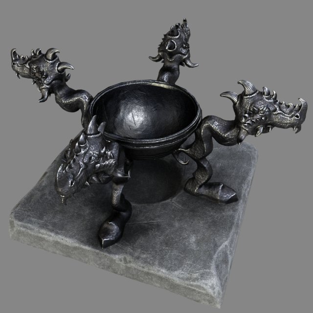 witch cauldron Modèle 3D .c4d .max .obj .3ds .fbx .stl .blend 